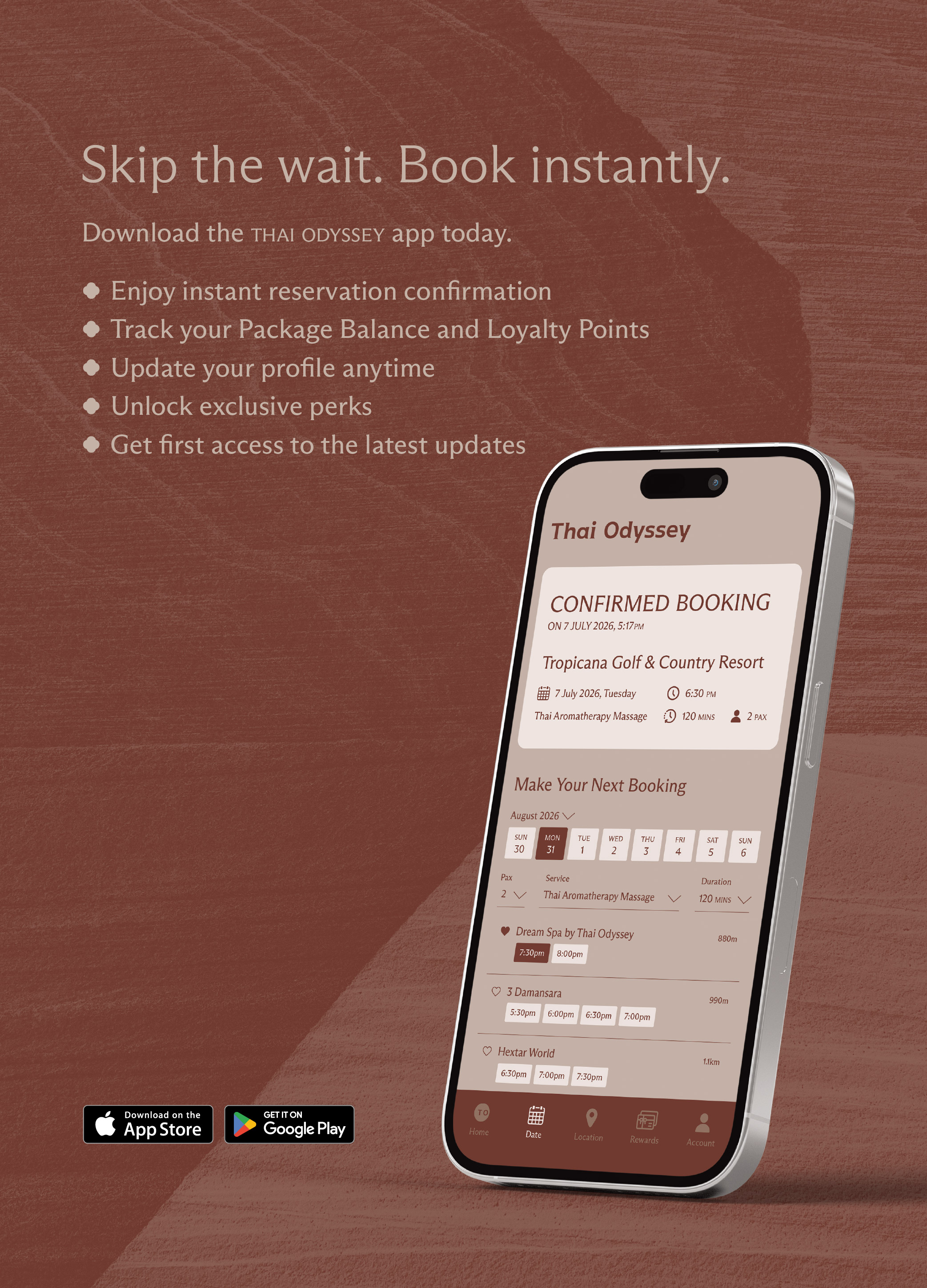 Download the Thai Odyssey App